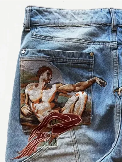 DENIM RENAISSANCE CURVED SEAM JEANS