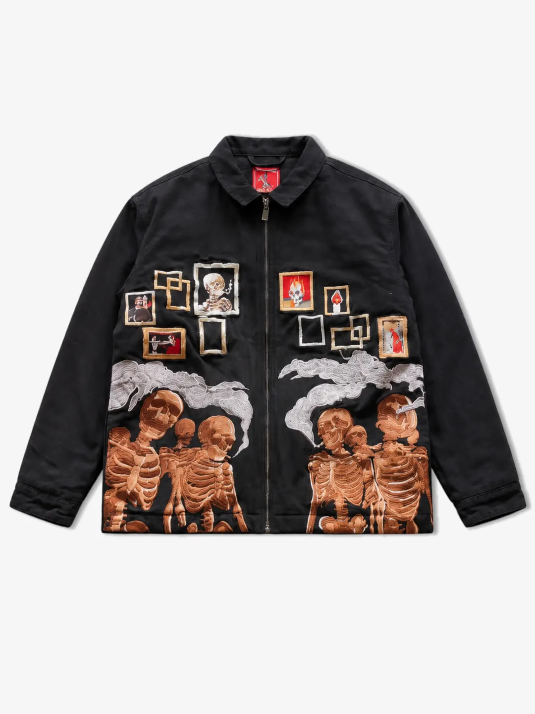 COTTON SKELETON WORK JACKET
