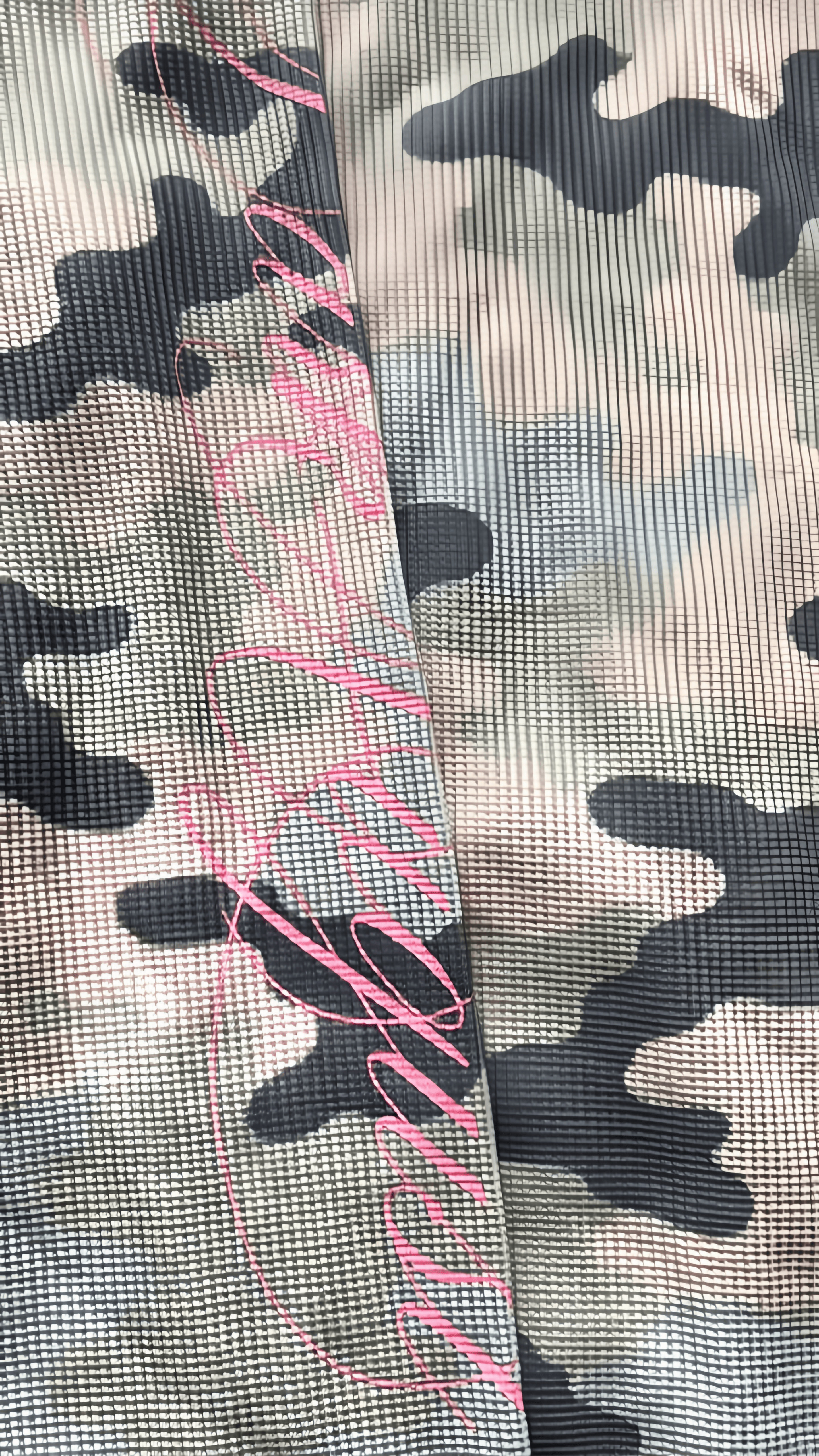  Camo Waffle-Knit Long-Sleeve