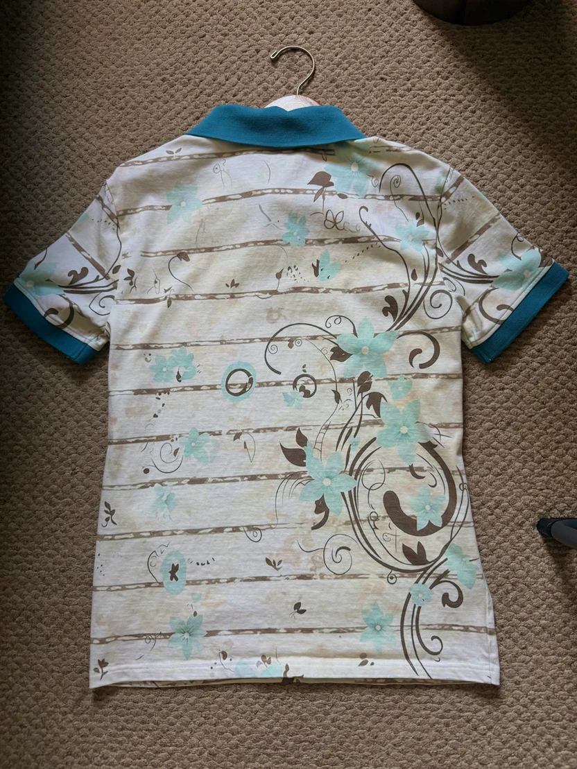 Blossom Overload Floral Polo