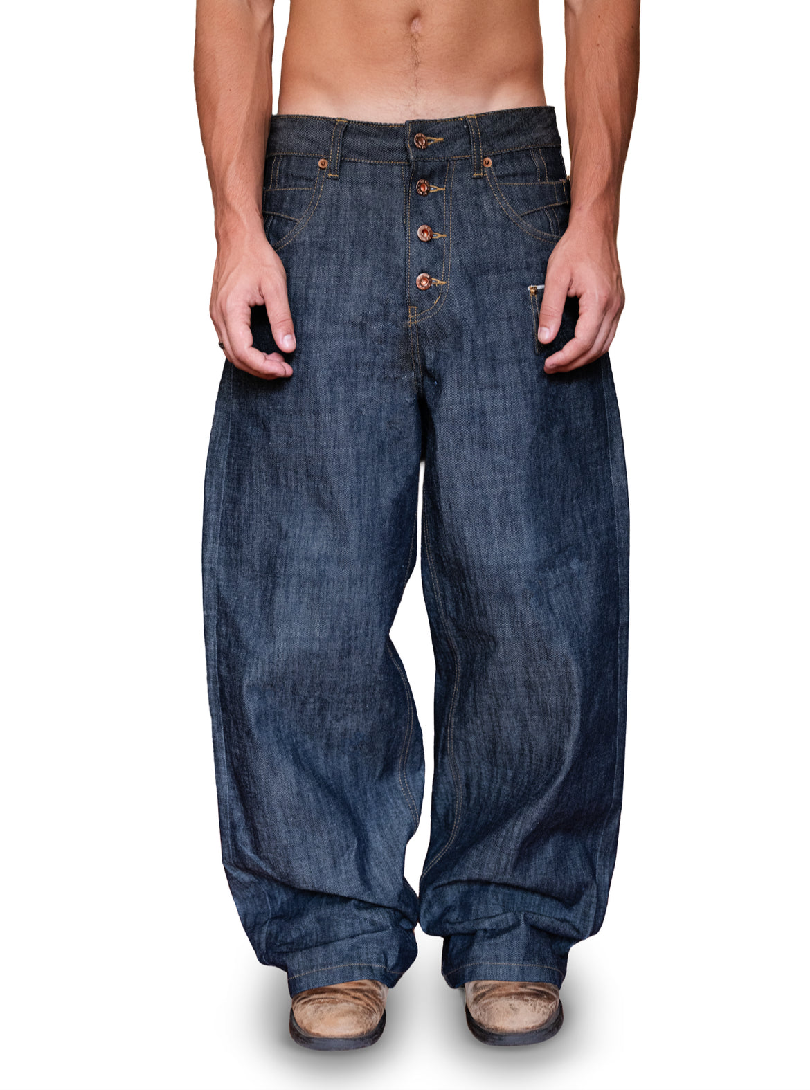 BAGGY RAW JAPANESE SELVEDGE DENIM