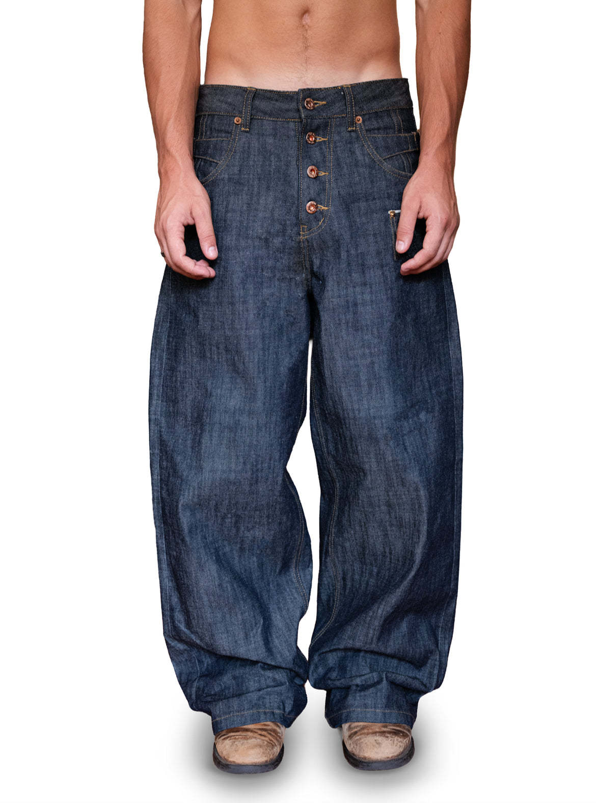BAGGY RAW JAPANESE SELVEDGE DENIM