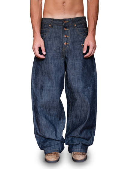 BAGGY RAW JAPANESE SELVEDGE DENIM