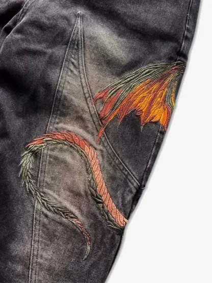 DENIM HORROR CURVED SEAM JEANS