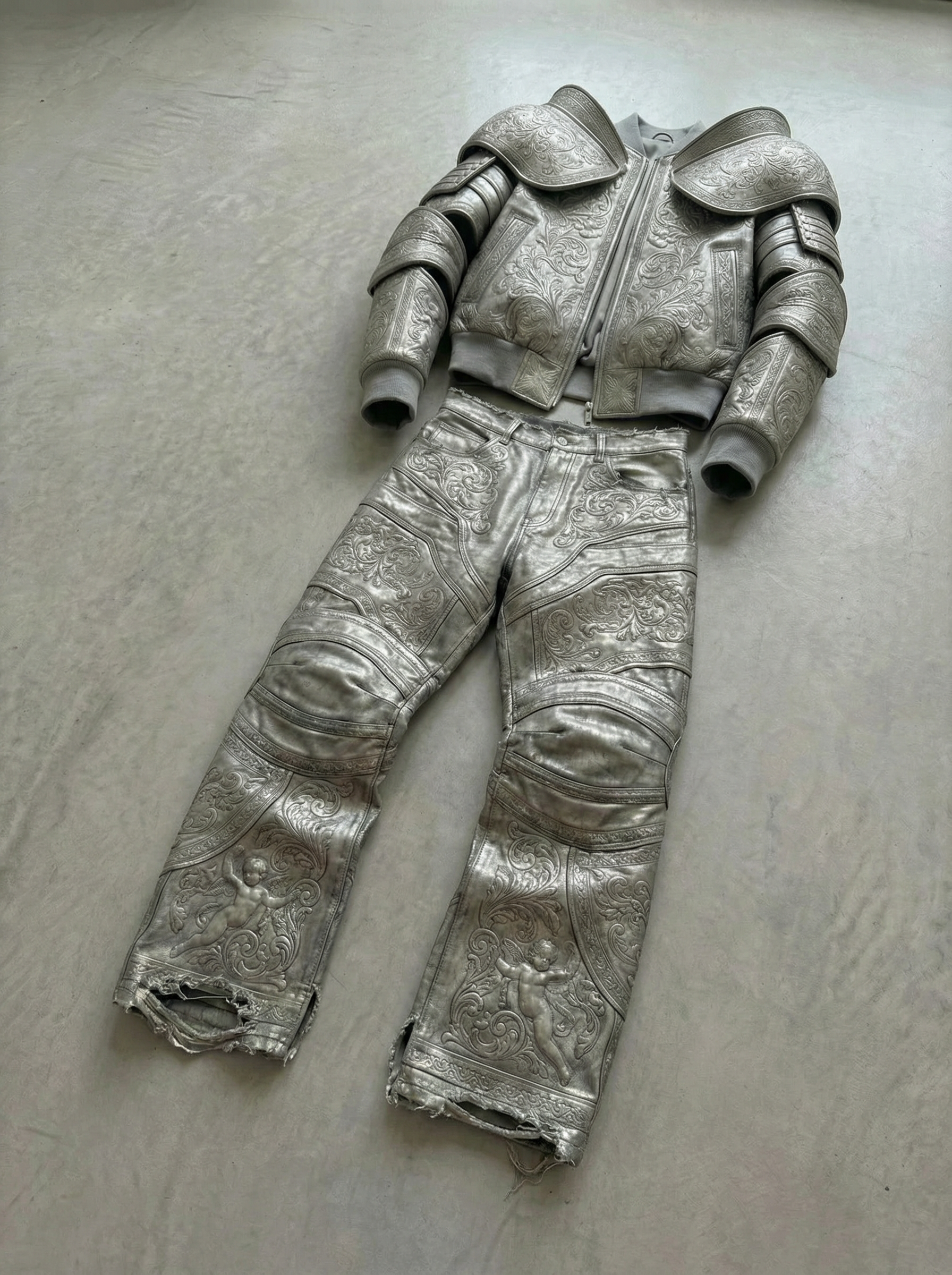 Armor Waxed Denim - silver