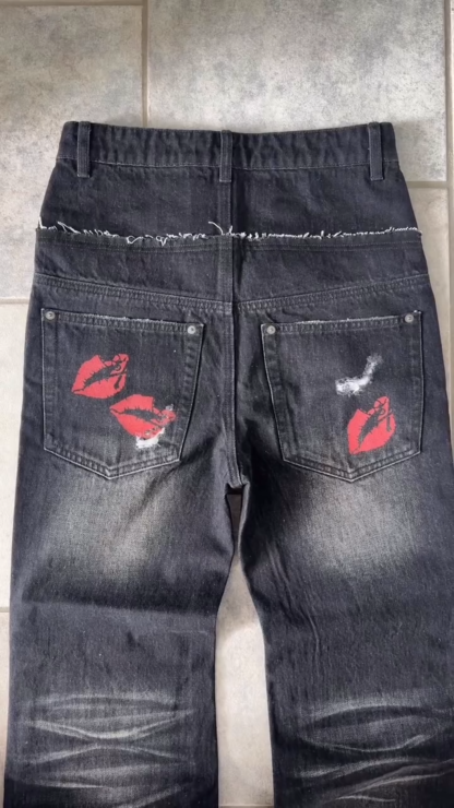 BLACK SAVAGE KISS DENIM