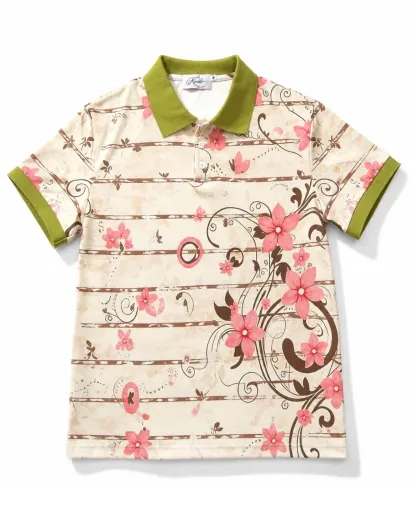 Blossom Overload Floral Polo
