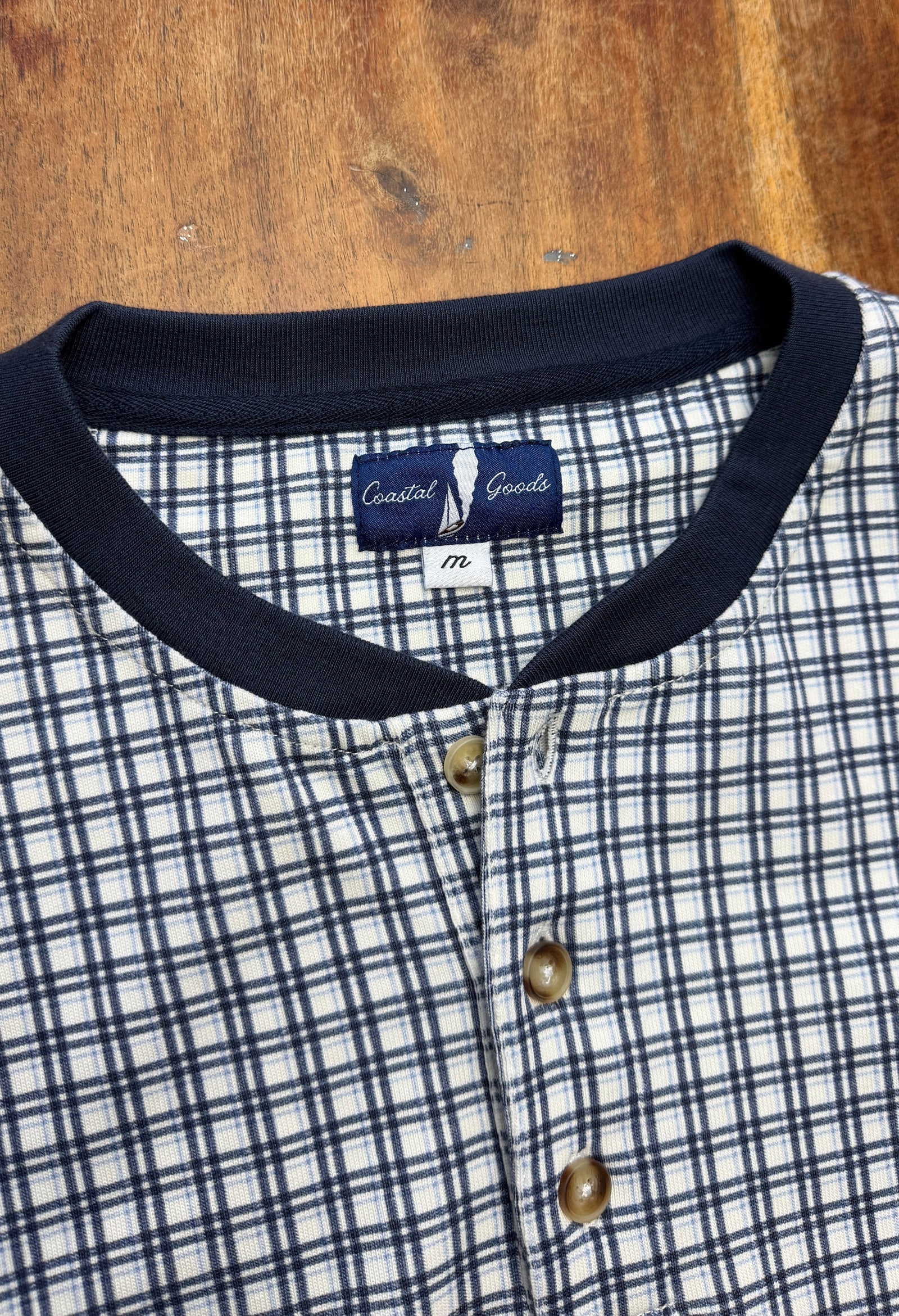 PLAID HENLEY