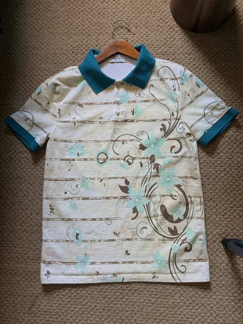 Blossom Overload Floral Polo