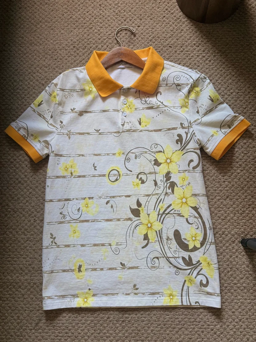Blossom Overload Floral Polo