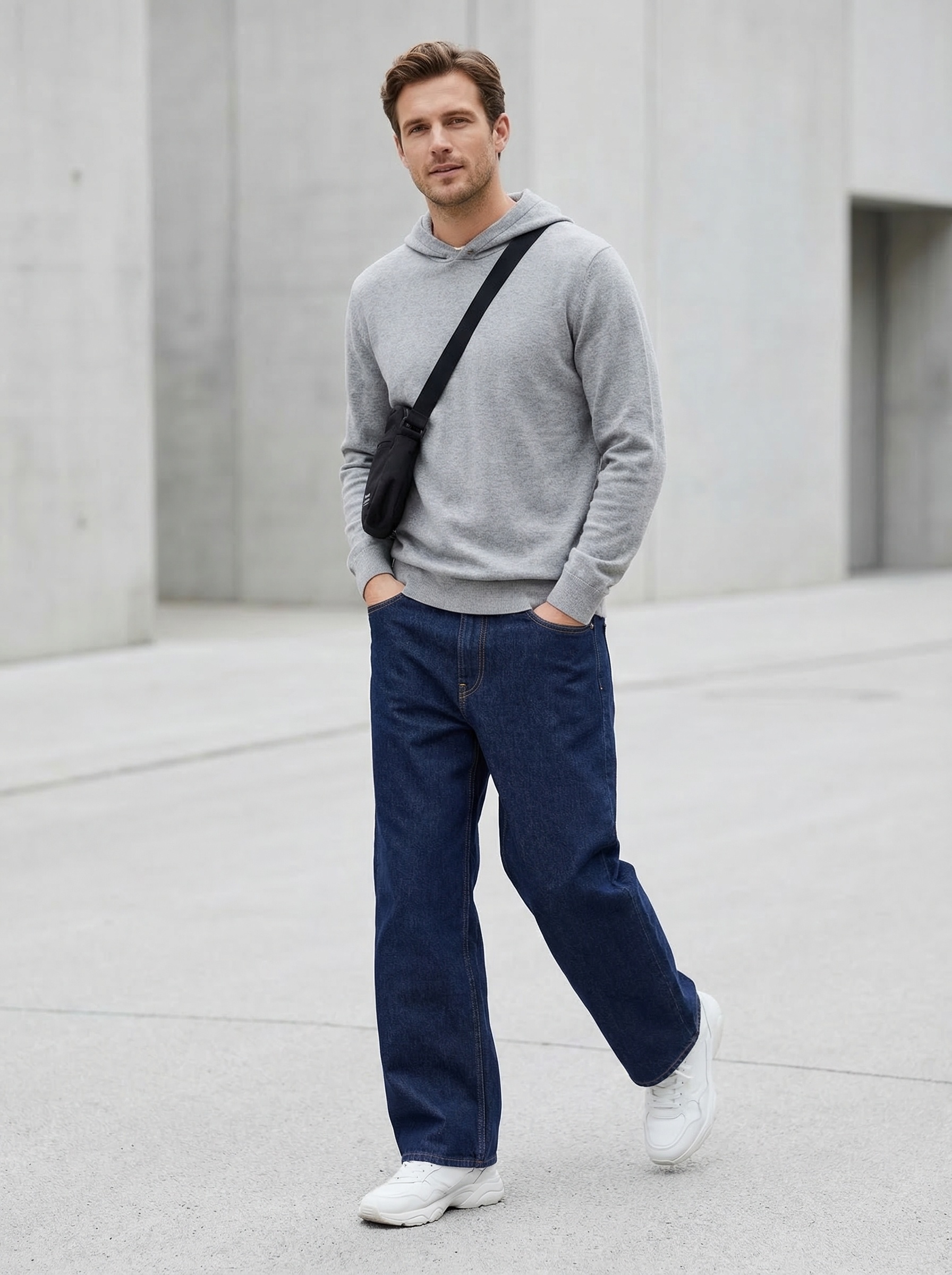 RIBCAGE WIDE LEG JEANS