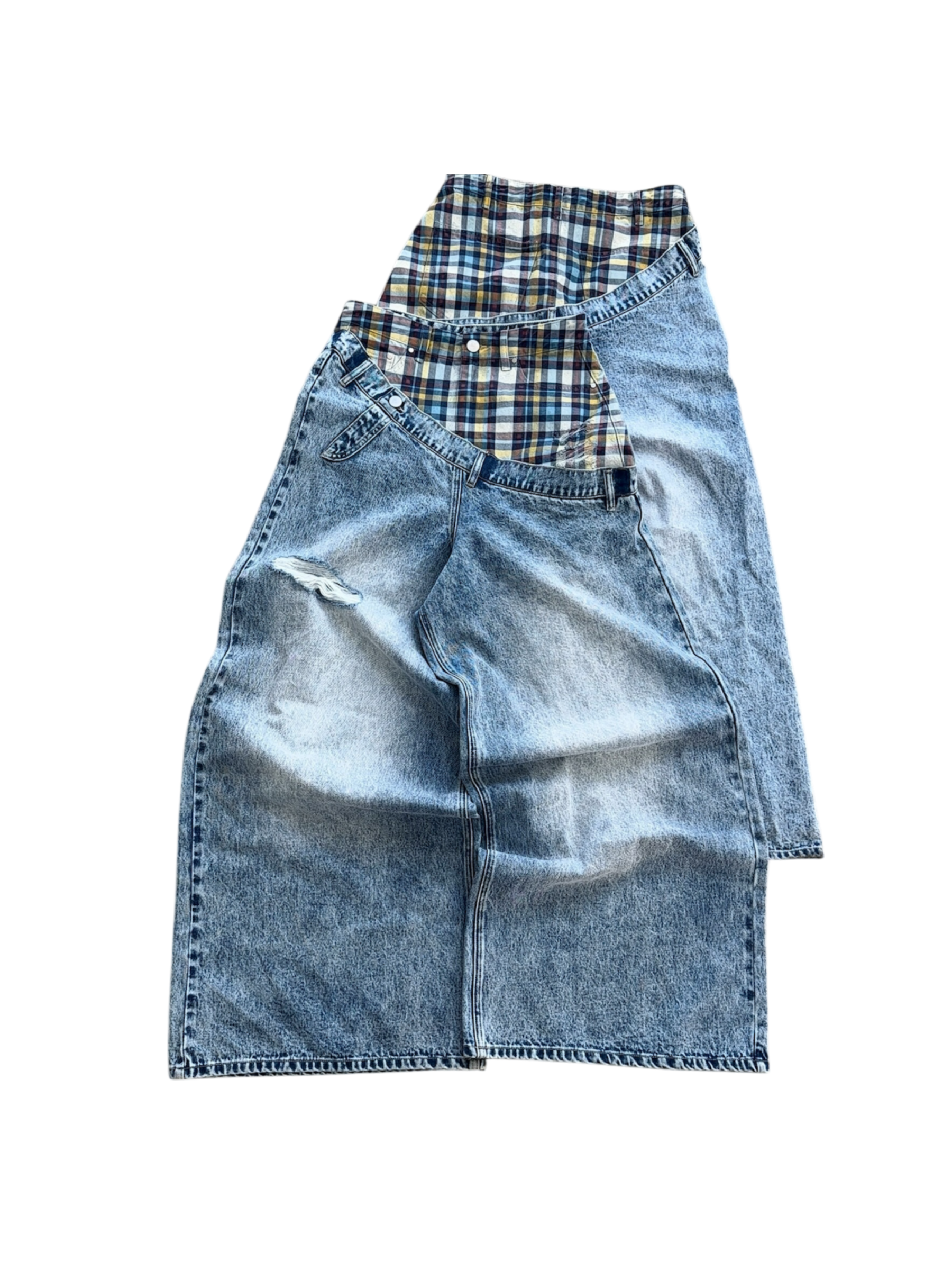 SLANTED RUNWAY DENIM