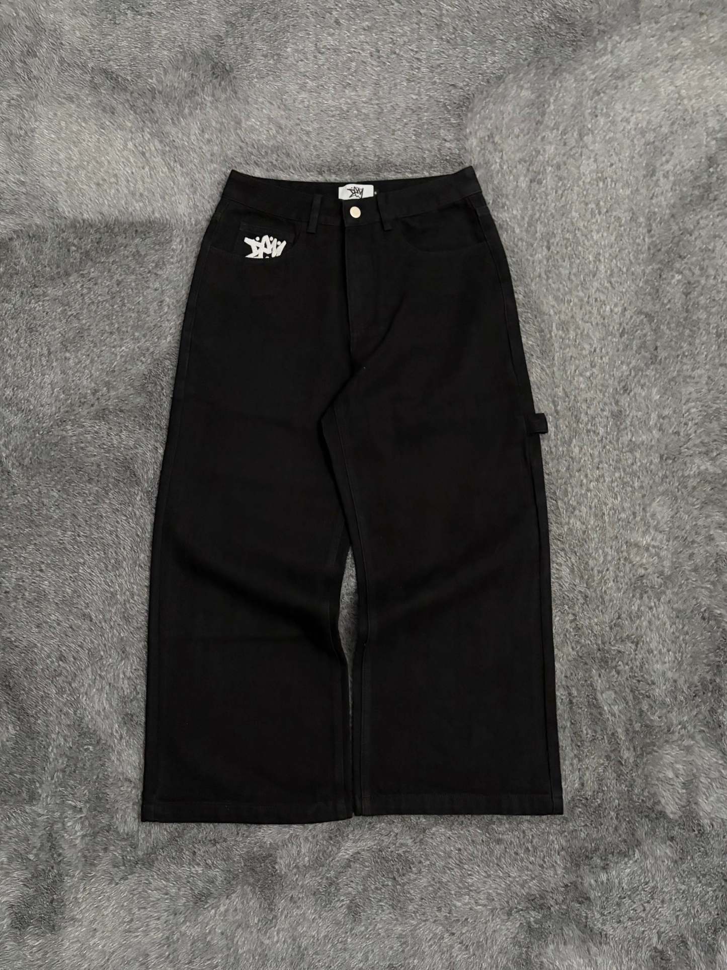 DEM BAGGY BLACK JEANS