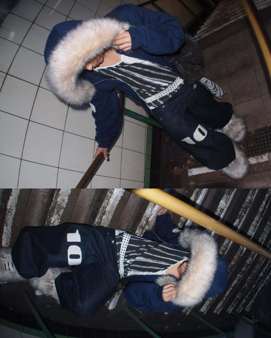 Baggy Double-Buttoned Jeans