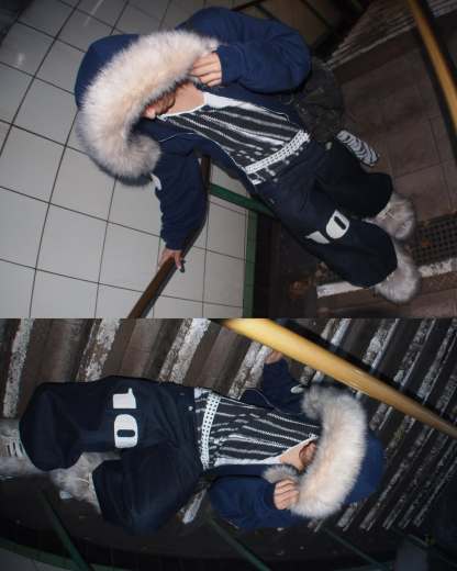 Baggy Double-Buttoned Jeans