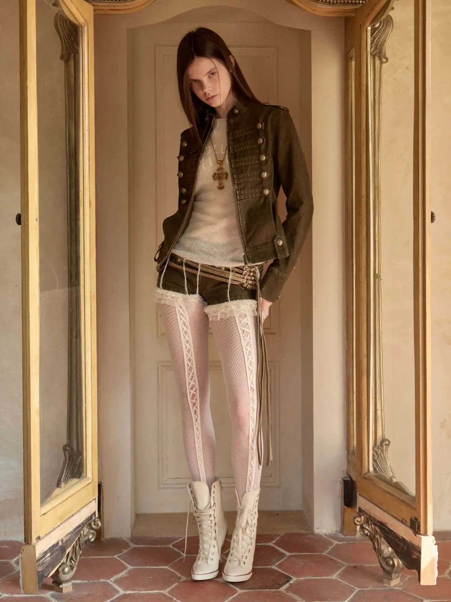 Napoleon Washed Canvas Fitted Jacket