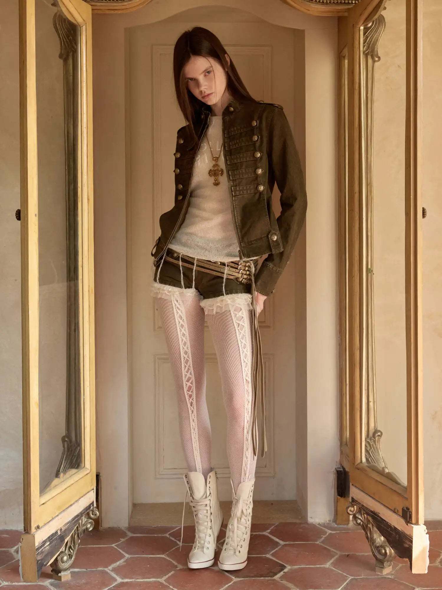 Napoleon Washed Canvas Fitted Jacket