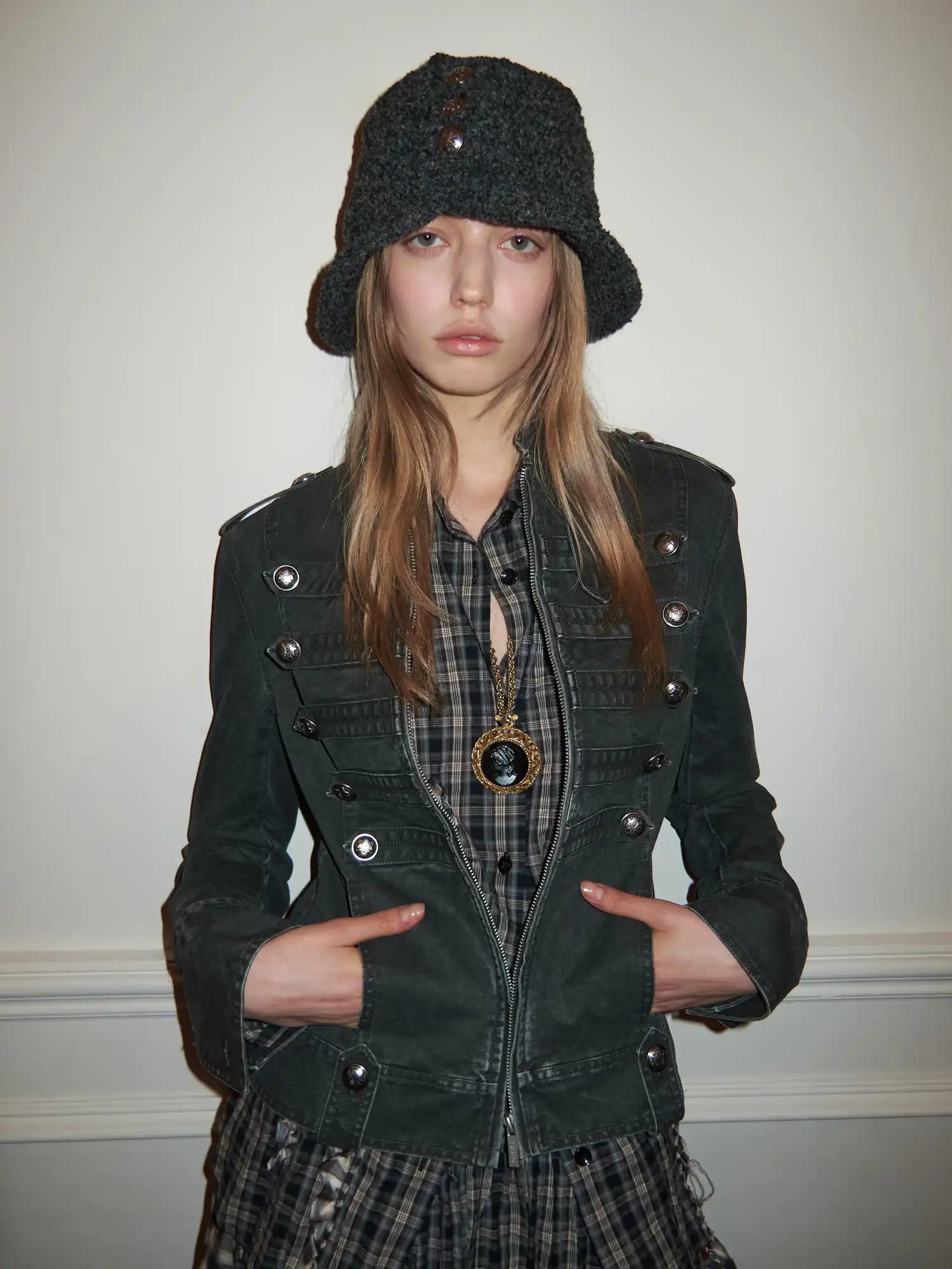 Napoleon Washed Canvas Fitted Jacket