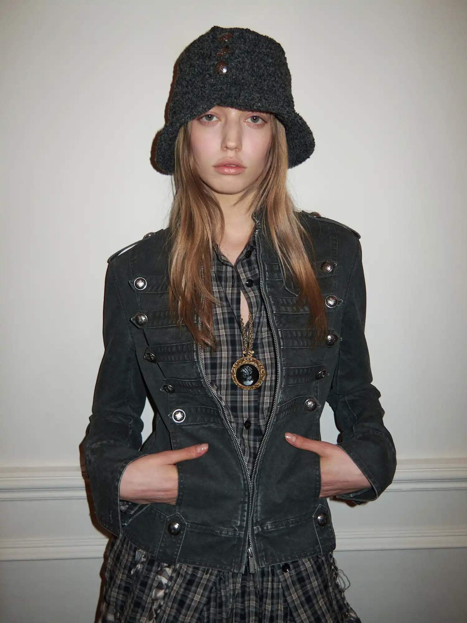 Napoleon Washed Canvas Fitted Jacket