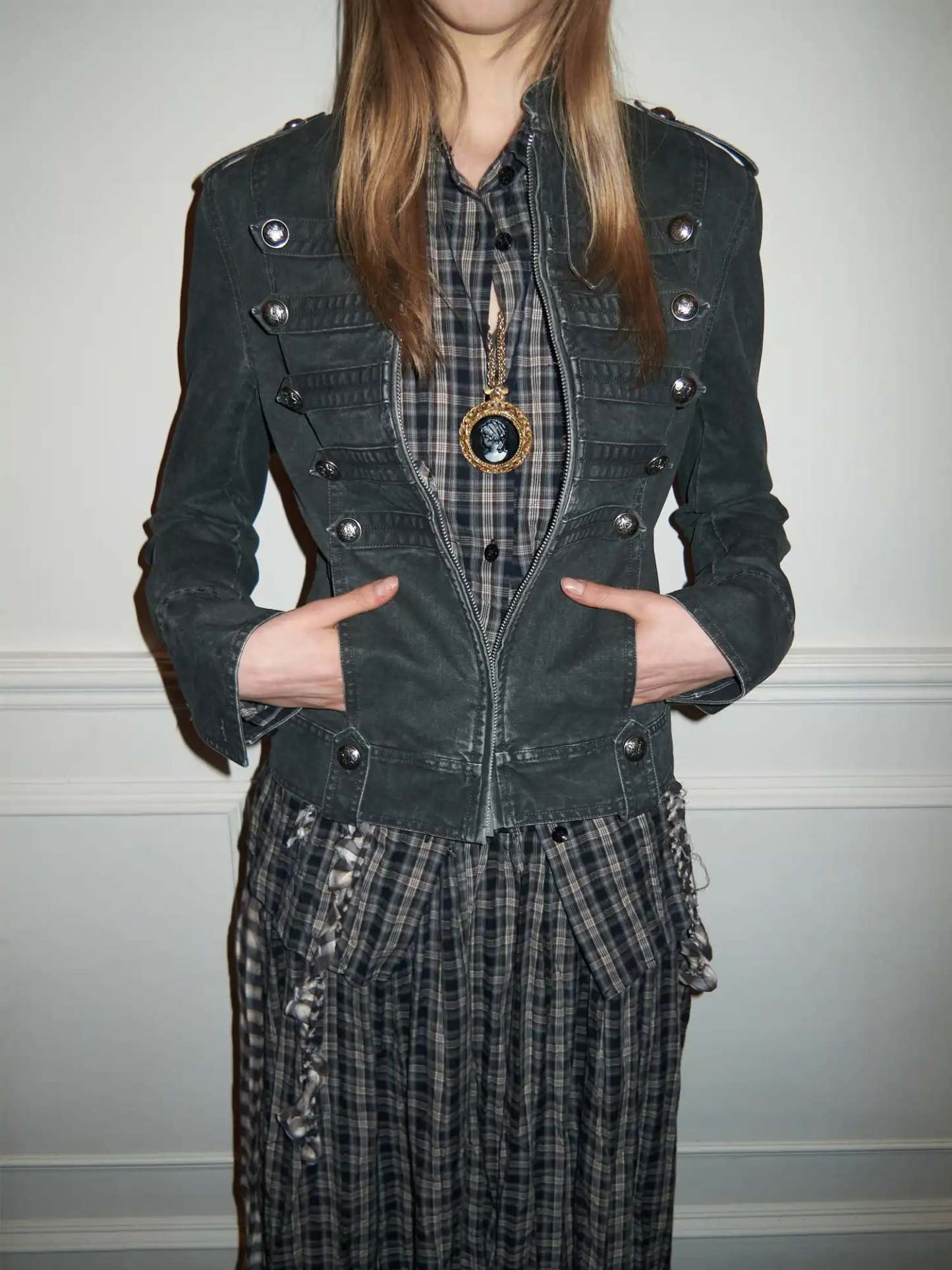 Napoleon Washed Canvas Fitted Jacket