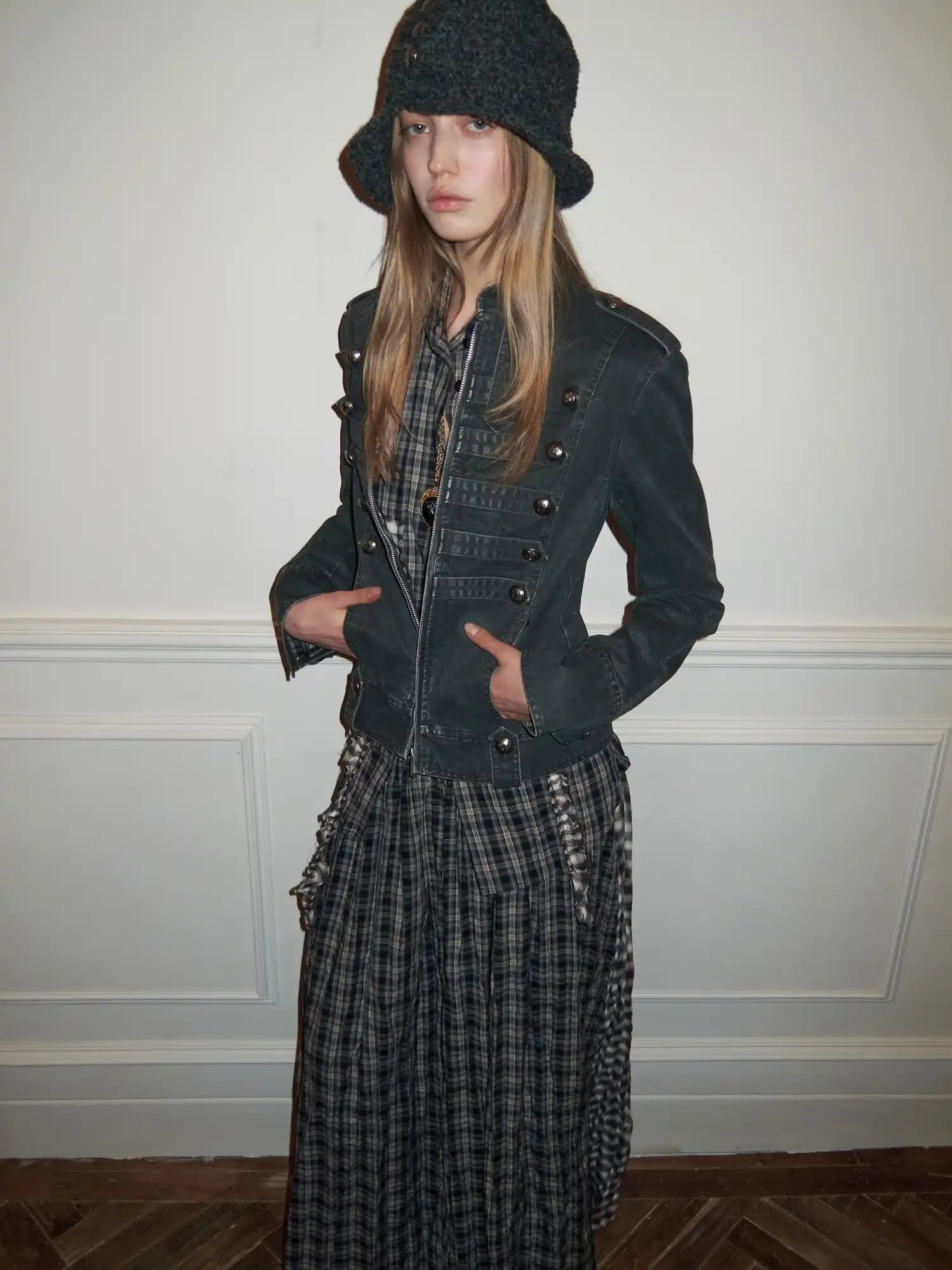 Napoleon Washed Canvas Fitted Jacket