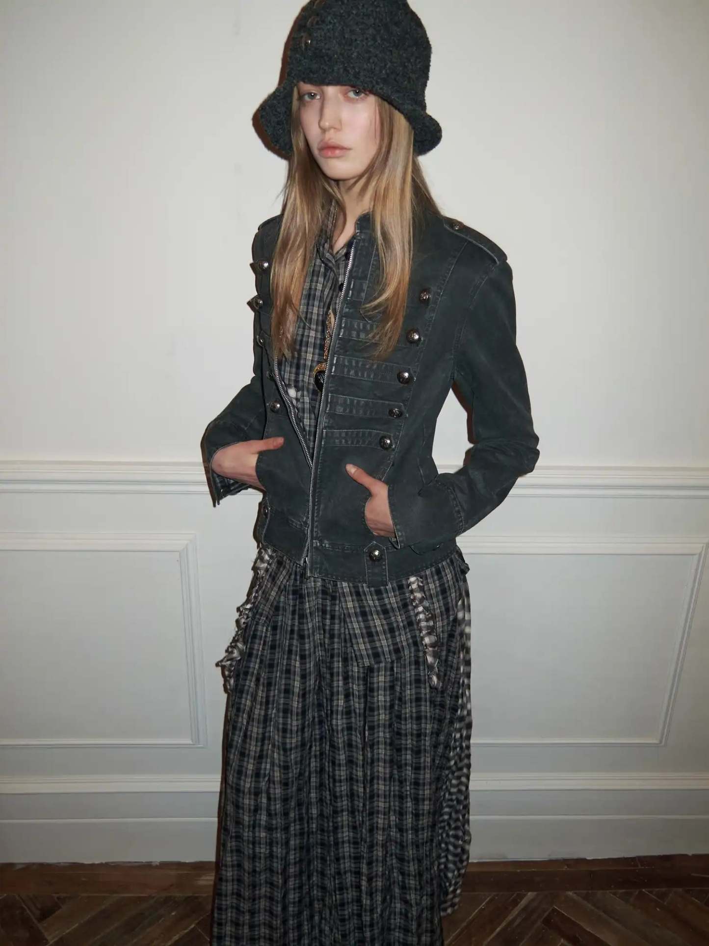 Napoleon Washed Canvas Fitted Jacket