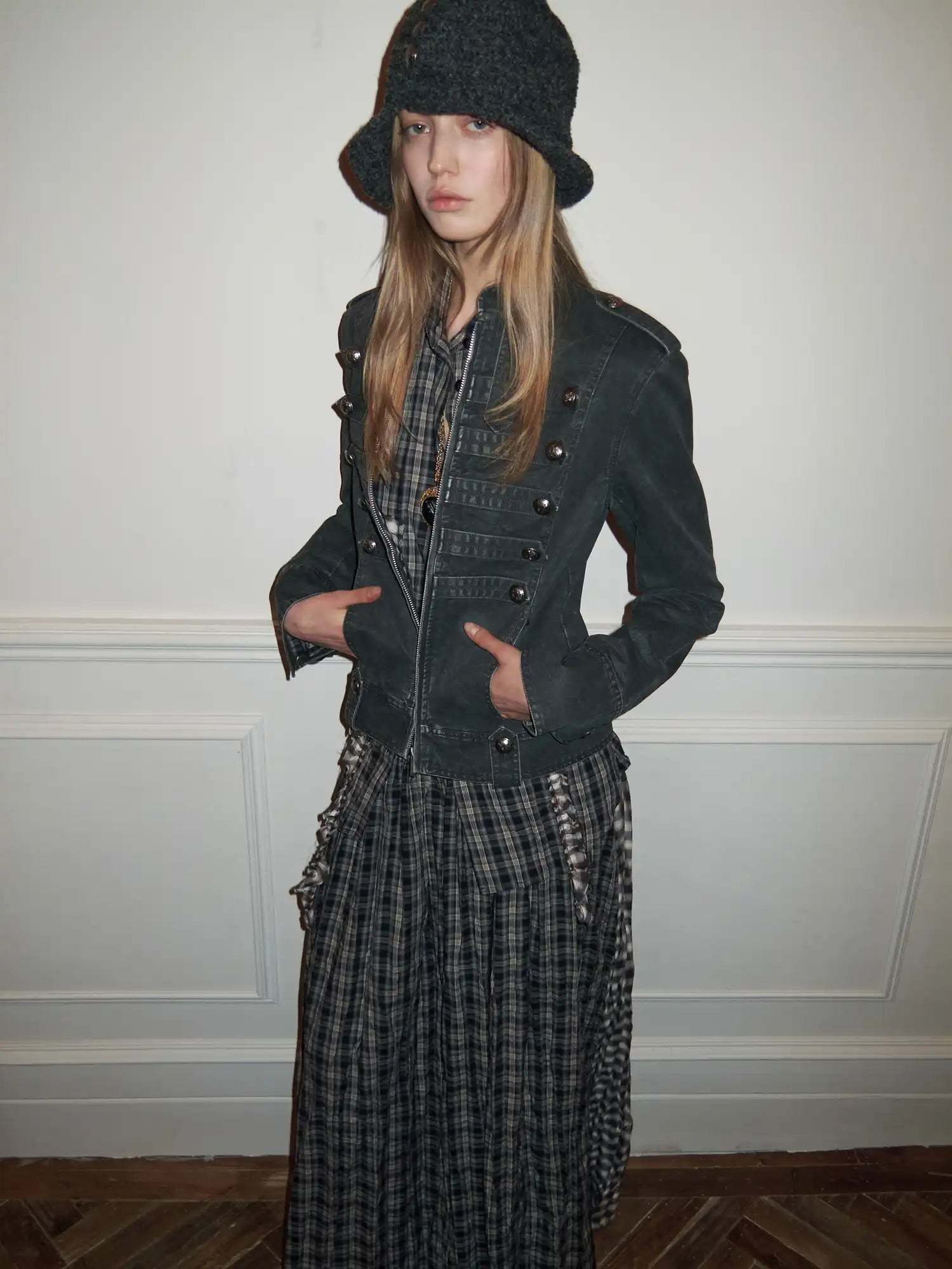 Napoleon Washed Canvas Fitted Jacket