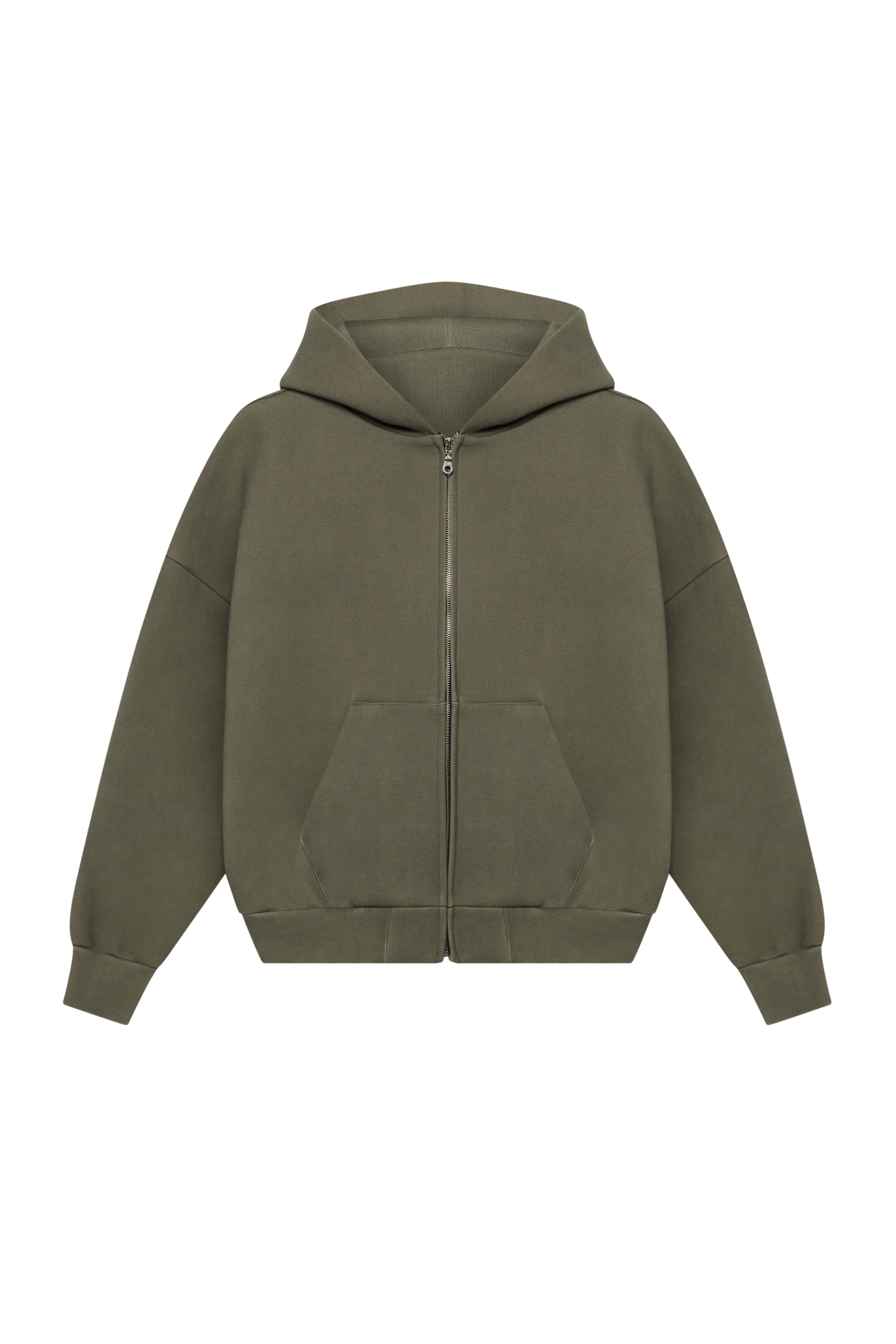 610 GSM MONOCHROME ZIPPED HOODIE