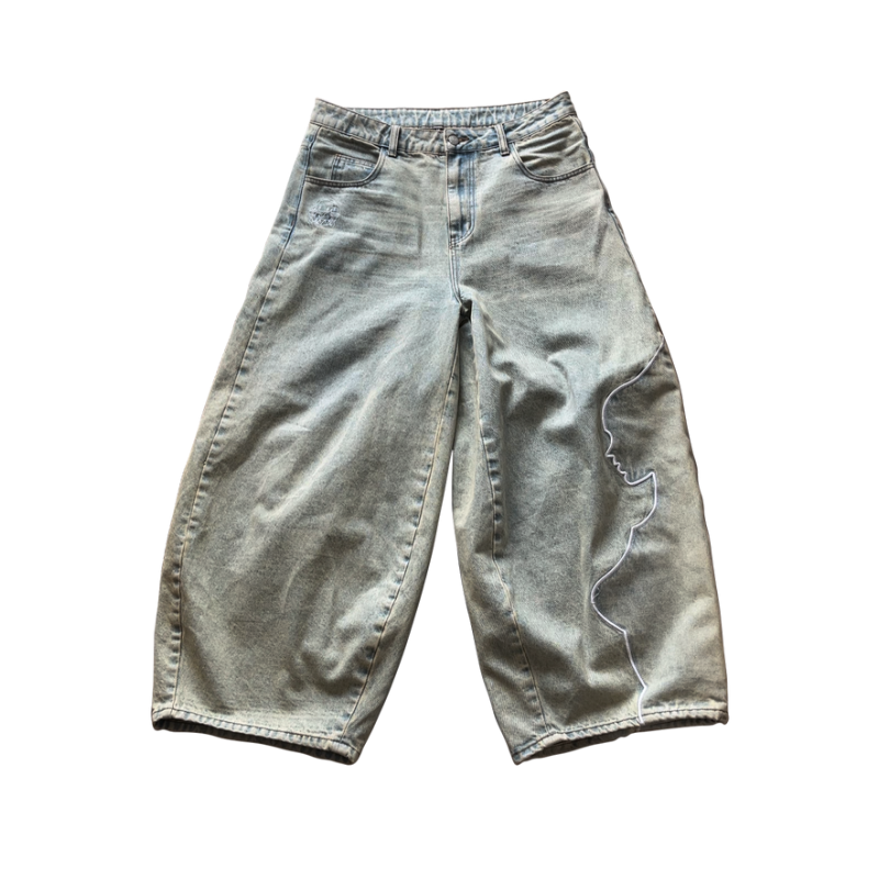 "SILHOUETTE" BAGGY JEANS