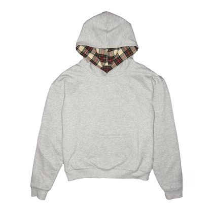 REVERSIBLE PLAID HOODIE
