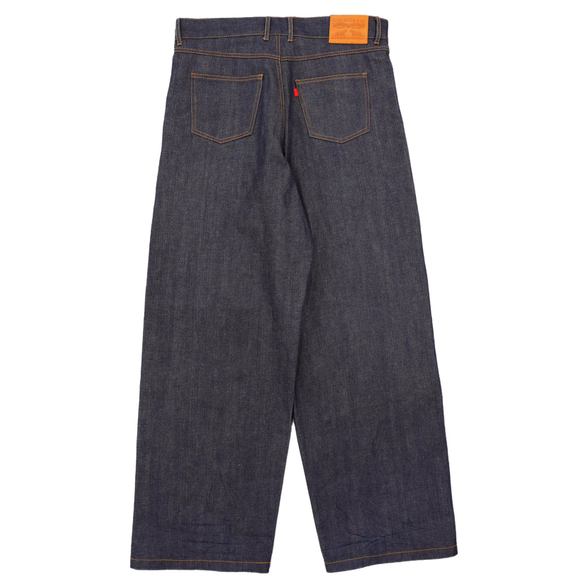 DARK INDIGO BAGGY JEANS
