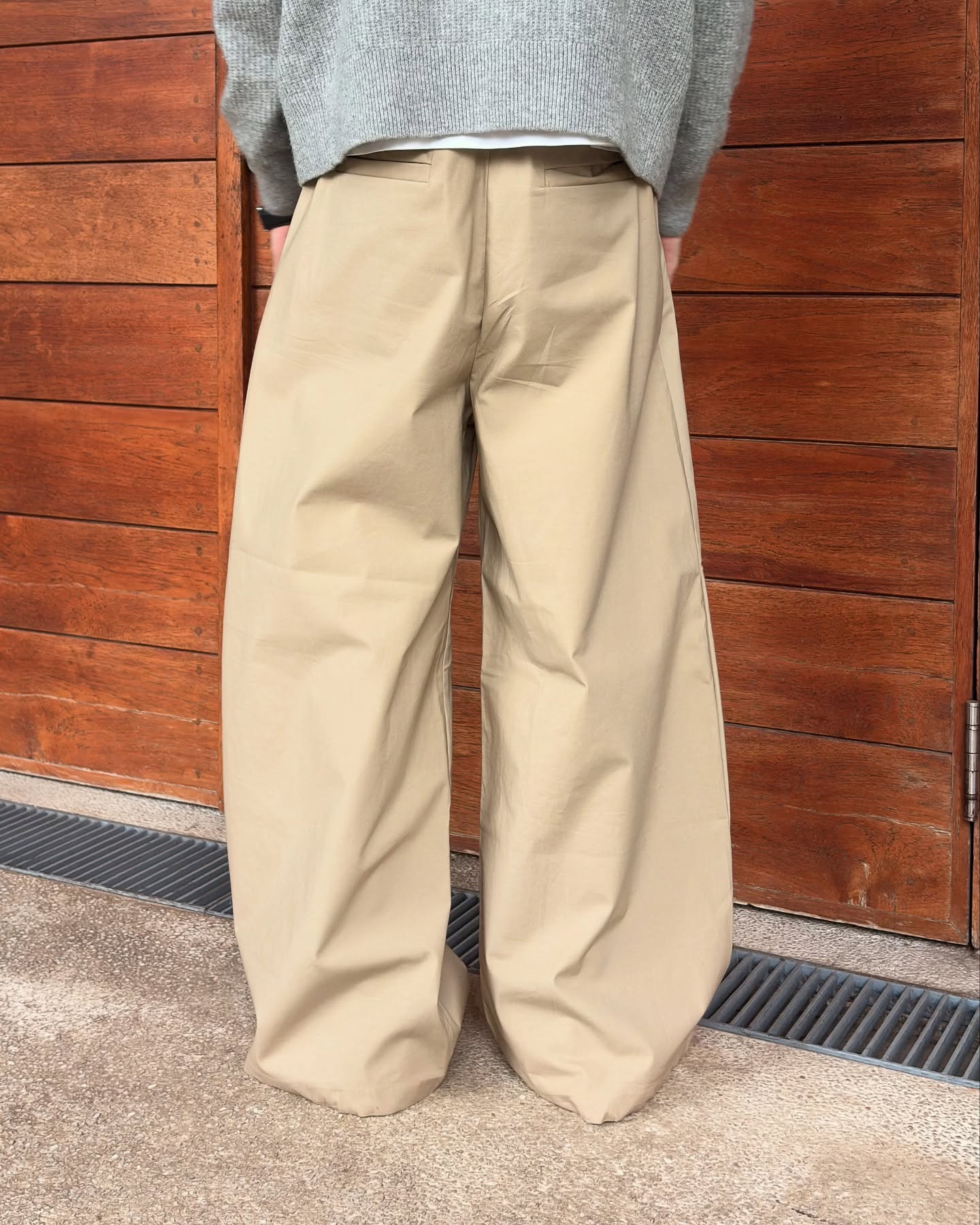 ASYMMETRICAL WRAP PANTS