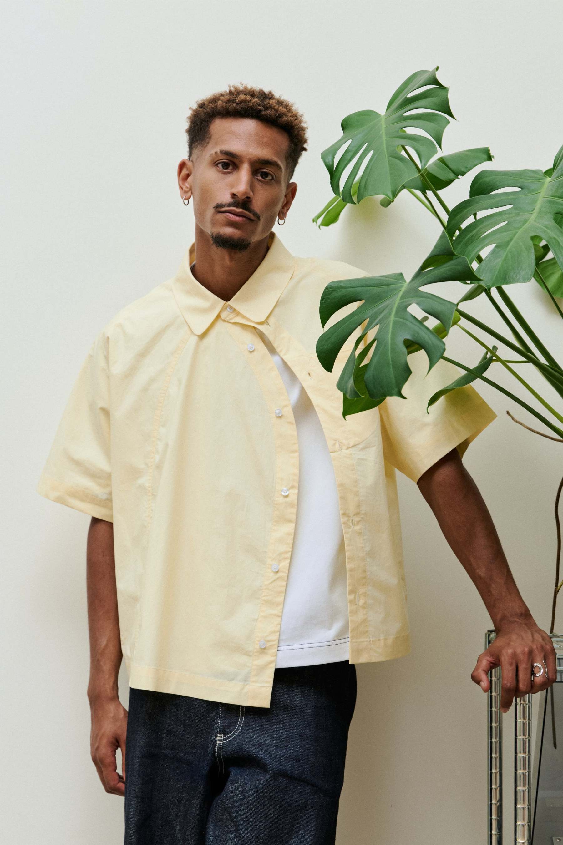 SHIRTS BUTTONED DIAGONALLY