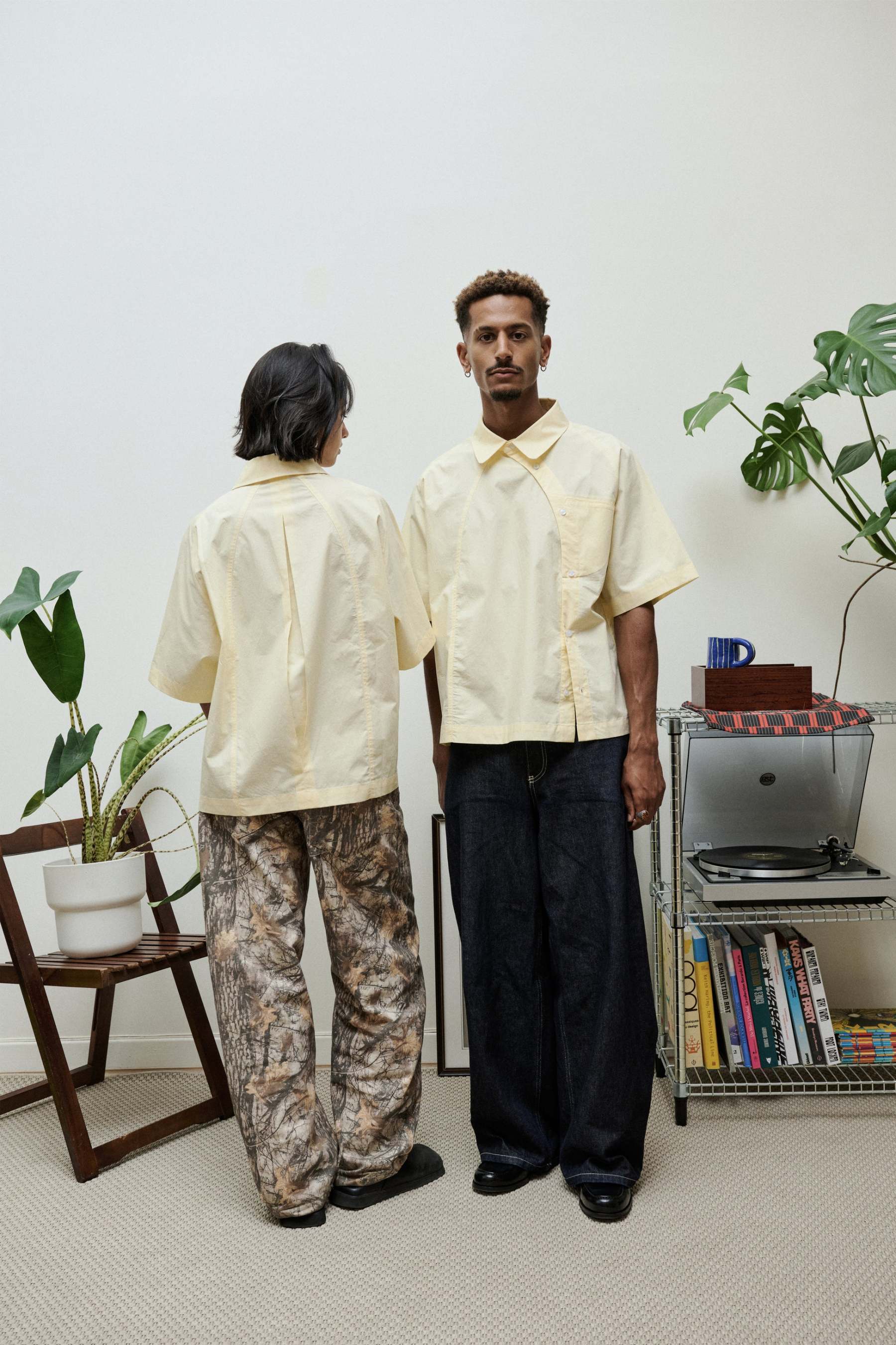 SHIRTS BUTTONED DIAGONALLY