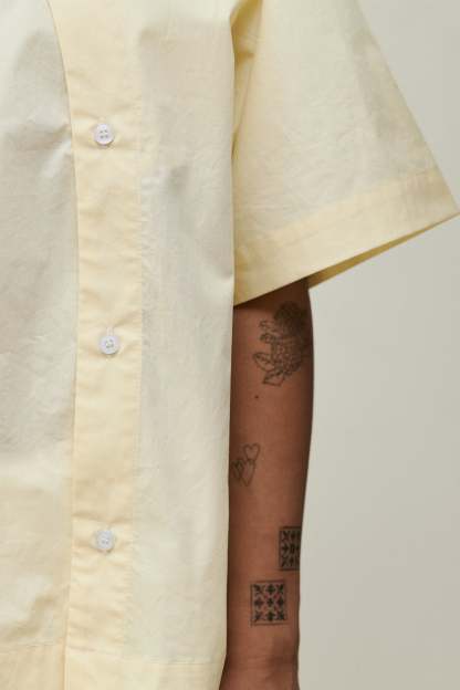 SHIRTS BUTTONED DIAGONALLY