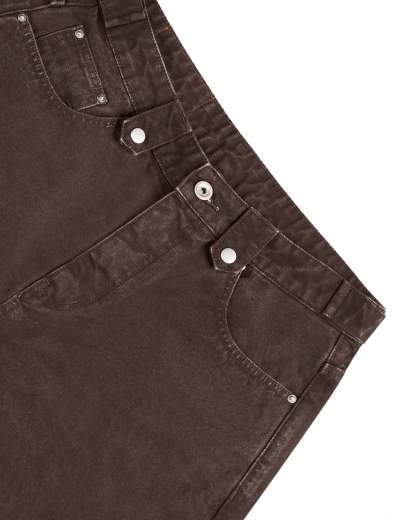 DARK BROWN DENIM