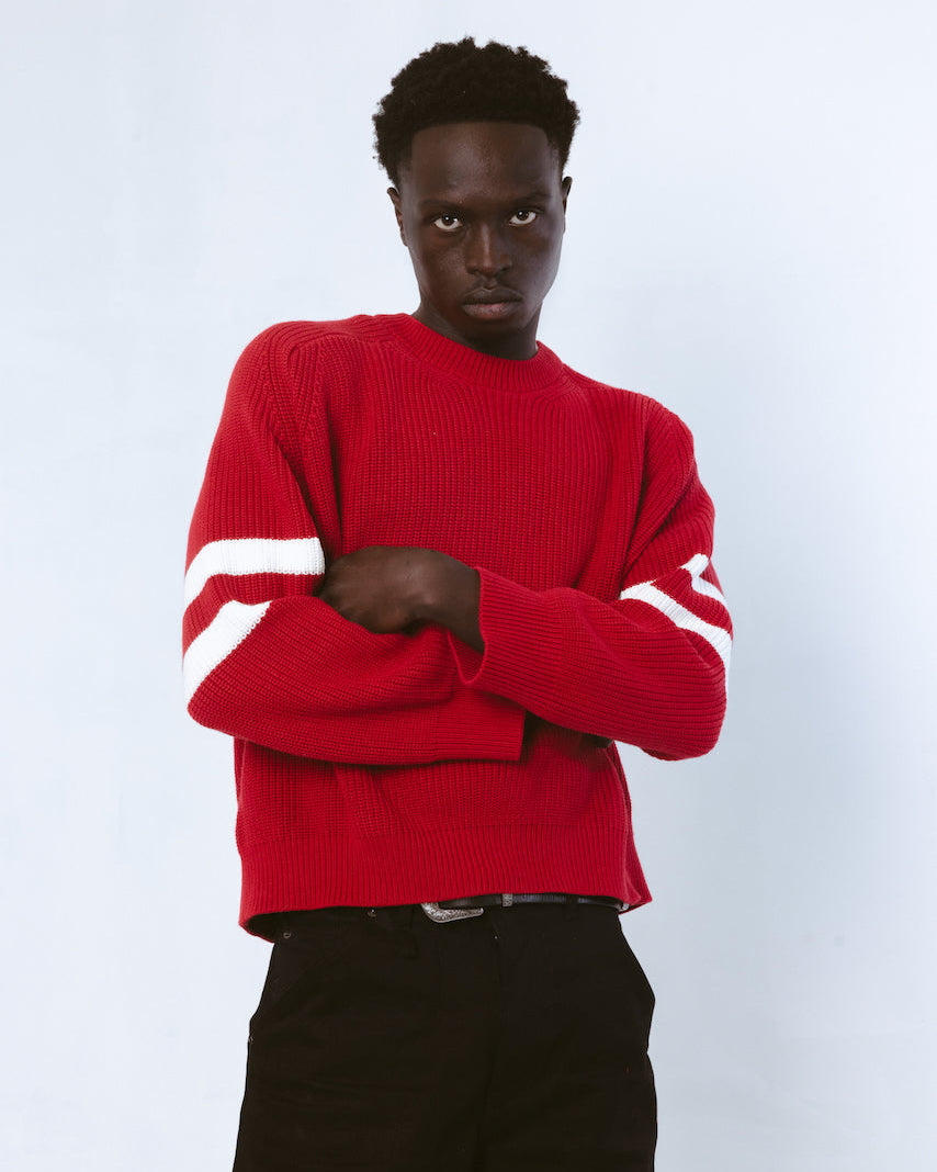 HEAVYWEIGHT VARSITY RIBBED KNIT