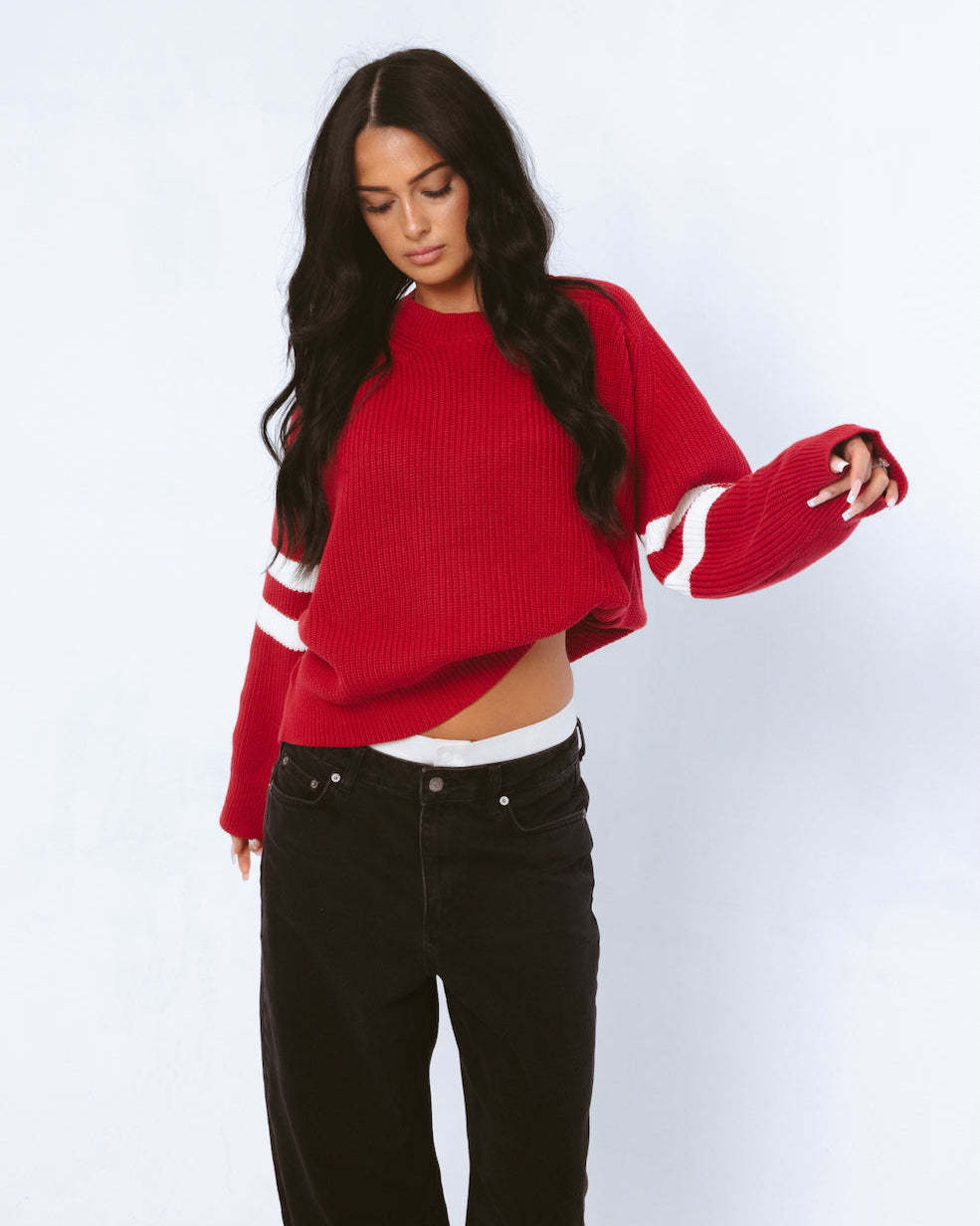 HEAVYWEIGHT VARSITY RIBBED KNIT