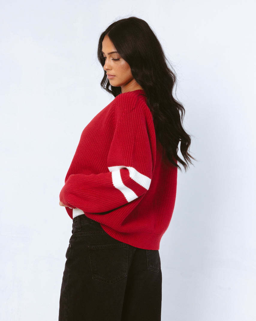 HEAVYWEIGHT VARSITY RIBBED KNIT