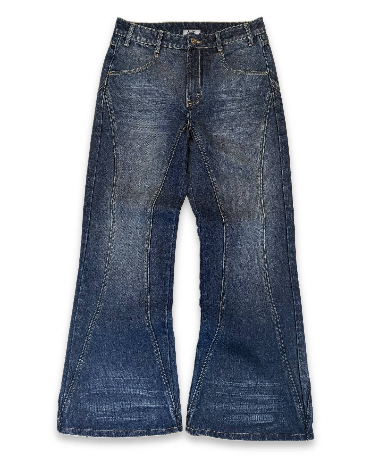 INDIGO PANEL FLARE DENIM