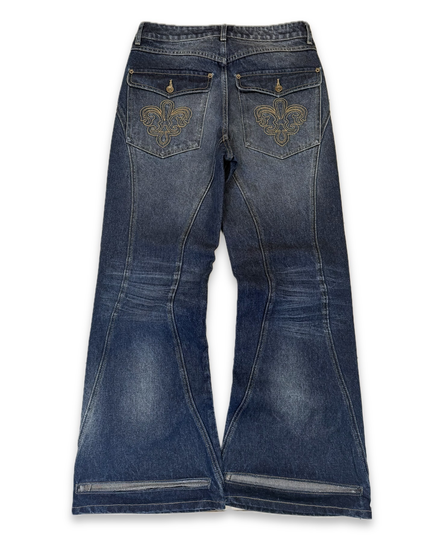 INDIGO PANEL FLARE DENIM