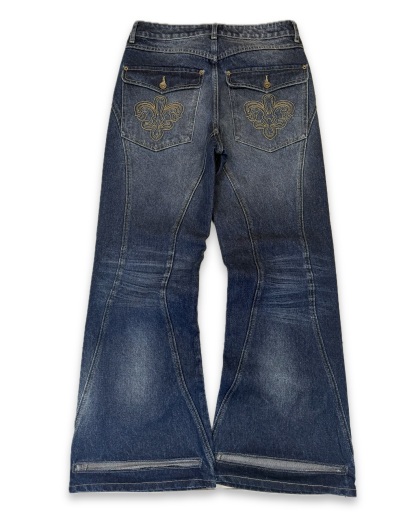 INDIGO PANEL FLARE DENIM