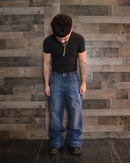 INDIGO PANEL FLARE DENIM