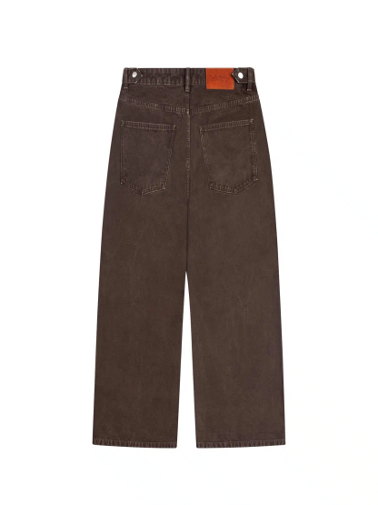 DARK BROWN DENIM