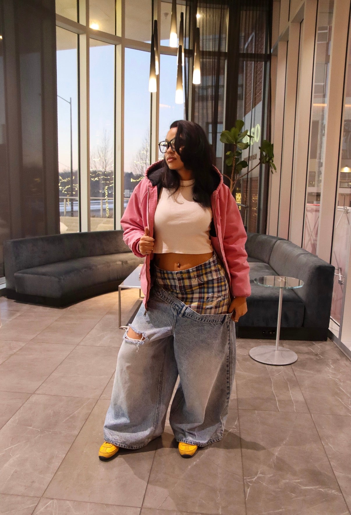 SLANTED RUNWAY DENIM