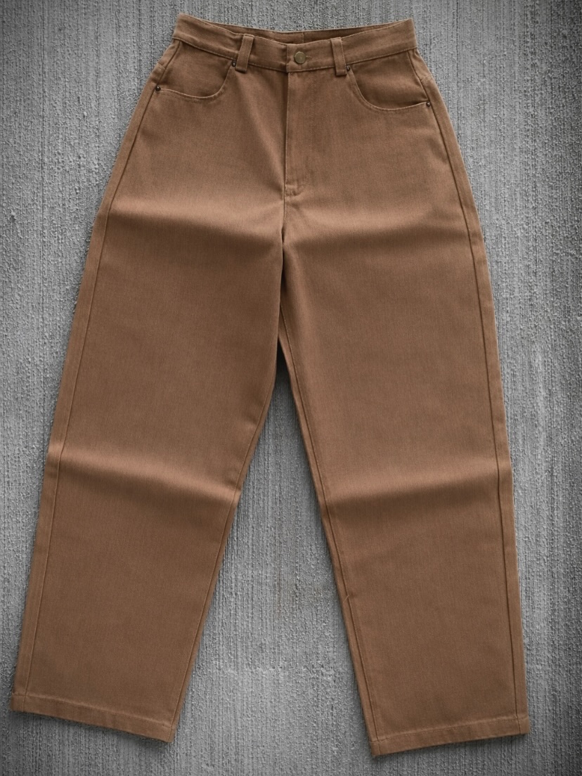 “KAHKI” RAW DENIM JENAS