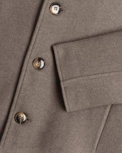 【 PRE ORDER】HIGH COLLAR WOOL JACKET- Ship on Feb 27th