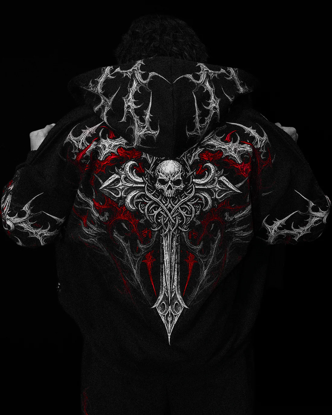 Heavenly Knight Oversized Zip-up Hoodie