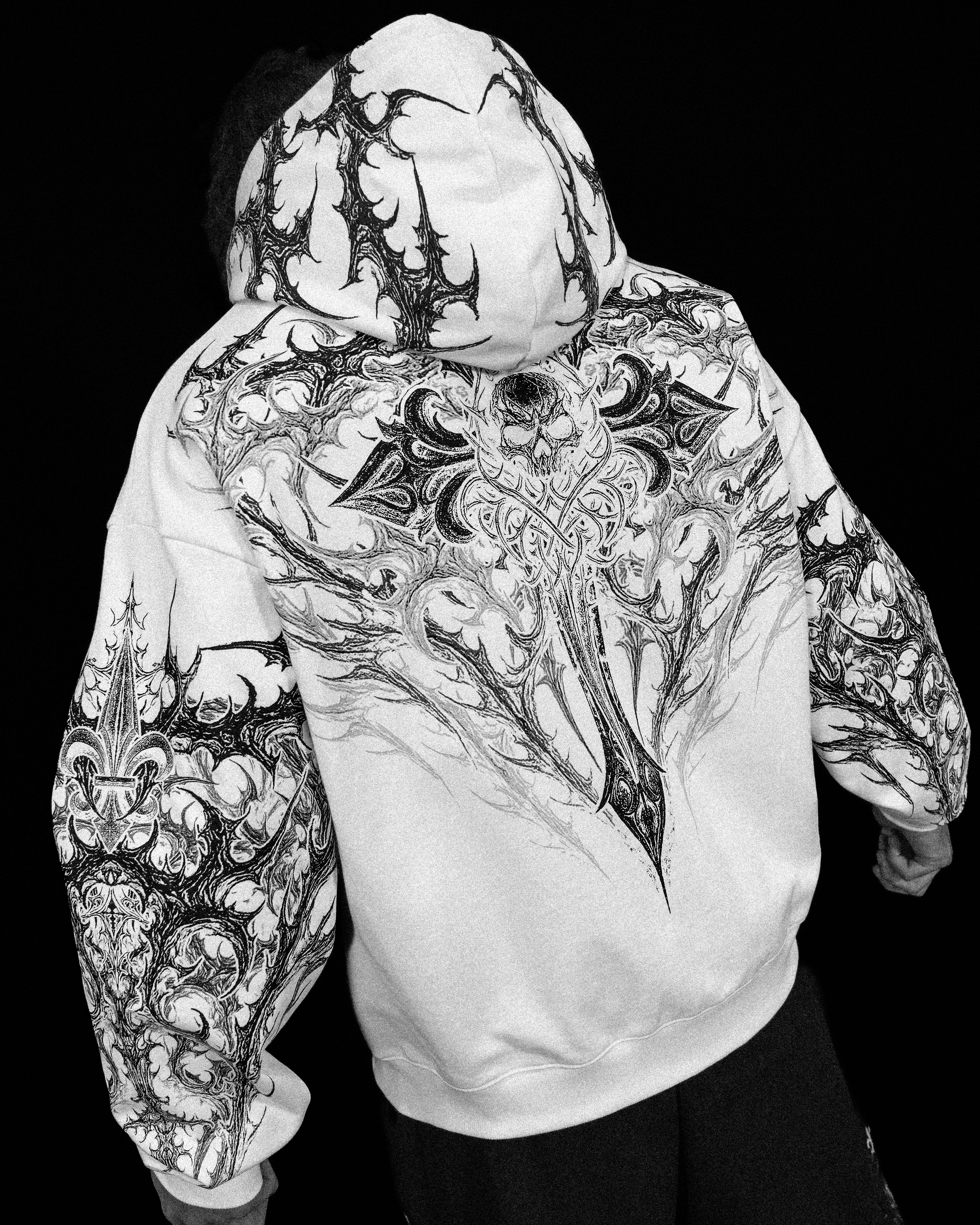 Heavenly Knight Oversized Zip-up Hoodie