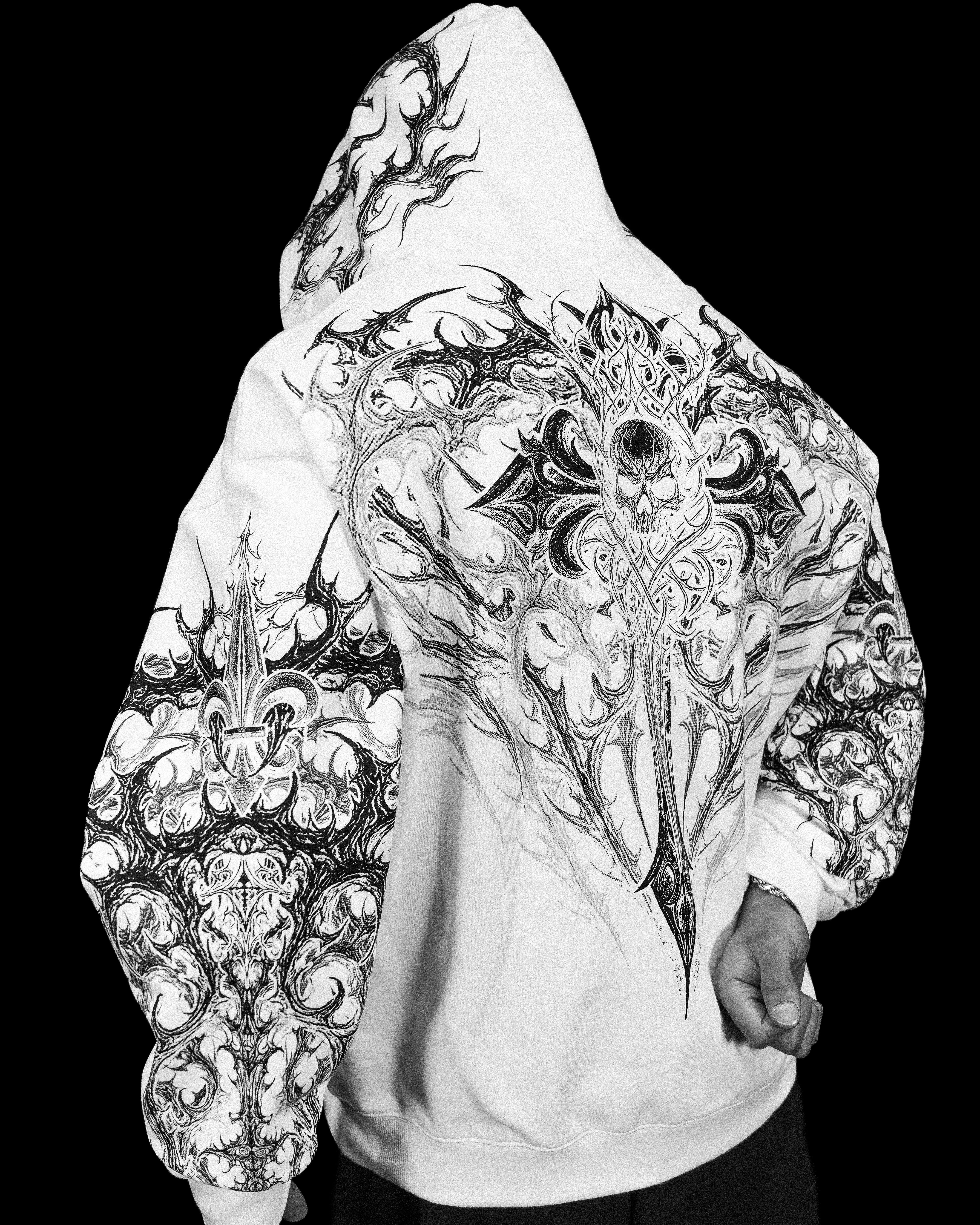 Heavenly Knight Oversized Zip-up Hoodie